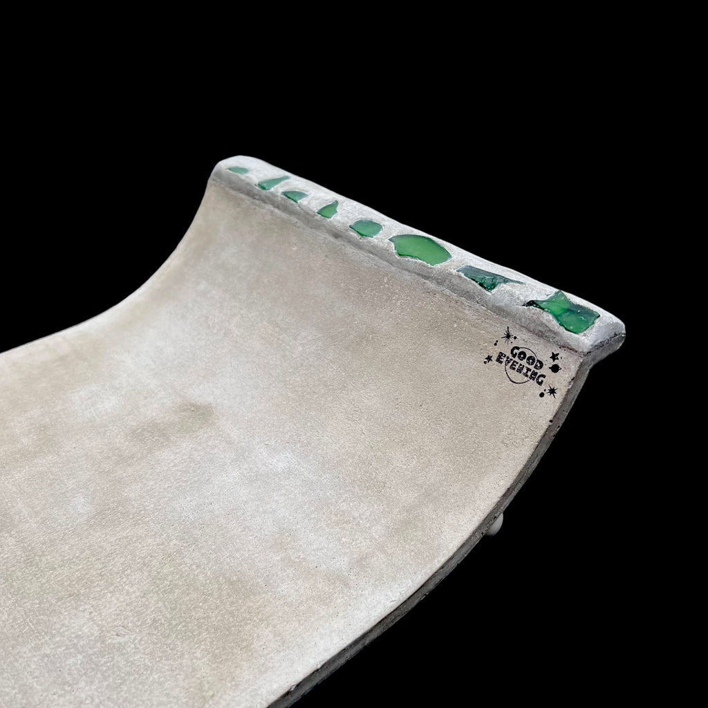 Mini Ramp V3 w/ Sea Glass – Good Evening Concrete