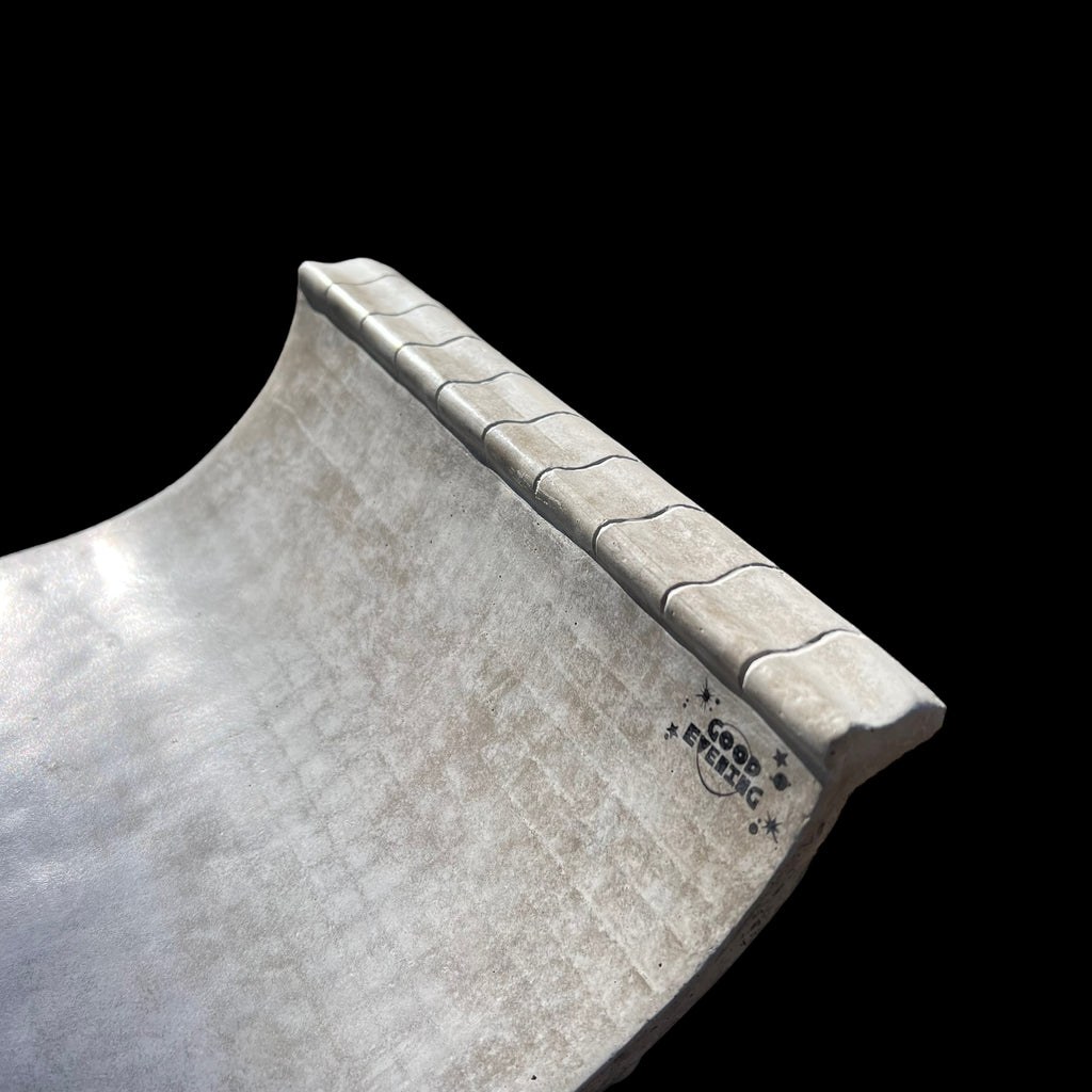 Mini Ramp V3 w/ Pool Coping – GOODEVENINGCONCRETE