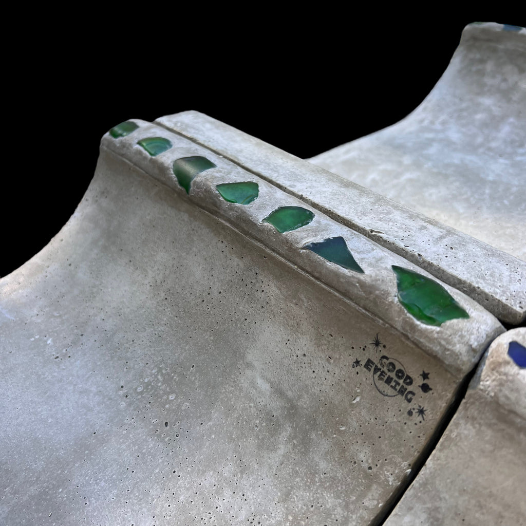 Mini Ramp V3 w/ Sea Glass – Good Evening Concrete
